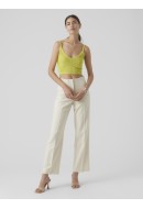 Maieu Dama Vero Moda Vmjustine Sl Cropped Strap Limeade