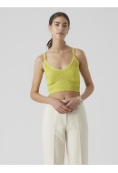 Maieu Dama Vero Moda Vmjustine Sl Cropped Strap Limeade