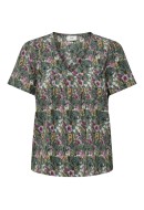 Bluza Dama Jdy Jdyamanda V-Neck Balsam Green/Floral