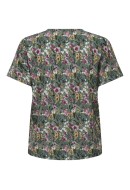 Bluza Dama Jdy Jdyamanda V-Neck Balsam Green/Floral
