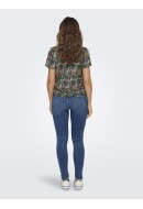 Bluza Dama Jdy Jdyamanda V-Neck Balsam Green/Floral