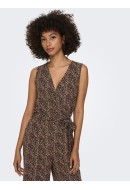 Salopeta Dama Jdy Jdyamanda Wrap Ank Black/Neon Pink