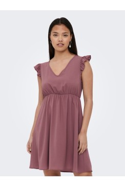 Rochie Jacqueline De Young Amanda Frill Short Rose Brown