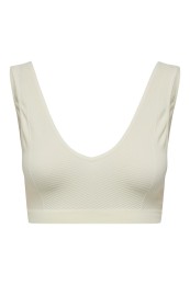 Bustiera Only Onlvictoria SeamleStructure V-Neck Cloud Dancer