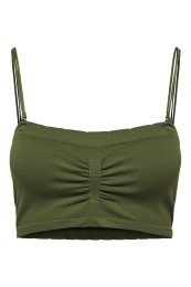 Bustiera Only Onlvicky SeamleRib Winter Moss