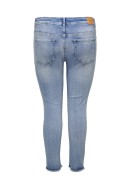 Women Jeans Carmakoma Carwilly Reg Sk Raw Ank Rea213 Light Blue Denim