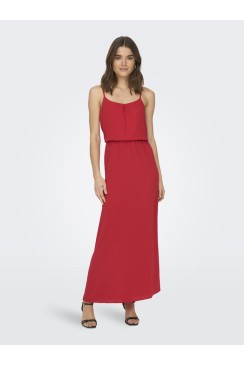 Rochie Only Nova Lux Strap Maxi Solid Mars Red