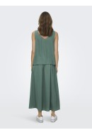 Maieu Dama Only Onl Nova Lux Button Singlet Blue Spruce