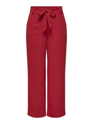 Pantaloni Dama Only Onlnova Lux Palazzo Solid Mars Red