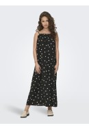 Rochie Only Onlmia Slip Black/Cloud Dancer