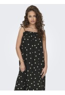 Rochie Only Onlmia Slip Black/Cloud Dancer