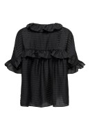 Women Shirt La Strada Unica Lsukaisa Ruffle Black