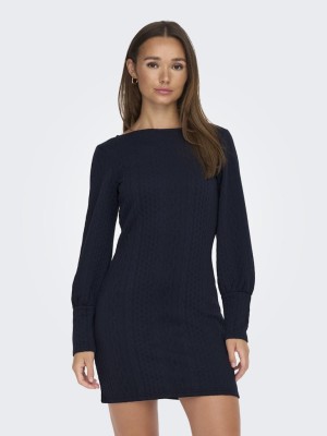 Dress Jacqueline De Young Jdyfiola Puff Sleeve Sky Captain