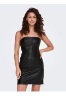 Rochie Neon&nailon Neonaja Faux Leather Tube Black