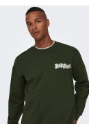 Bluza Barbati Only&Sons Onspink Floyd Rlx Crew Neck Rosin