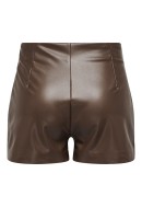 Pantaloni Scurti Dama Only Onlstar Hw Faux Leather Chestnut