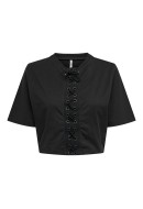 Bluza Dama Only Onlmalou Lace Up Black