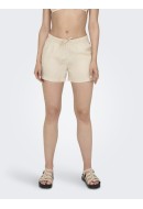 Pantaloni Scurti Dama Only Onlpema Life Lyocell Oatmeal