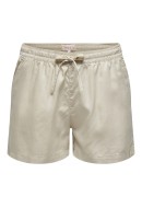 Pantaloni Scurti Dama Only Onlpema Life Lyocell Oatmeal