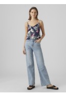 Maieu Dama Vero Moda Vmeasy Singlet V-Neck Navy Blazer/Pink Yarrow