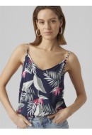 Maieu Dama Vero Moda Vmeasy Singlet V-Neck Navy Blazer/Pink Yarrow