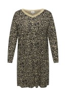 Rochie Only Carmakoma Carvippa Life V-Neck Sandshell Animal