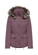 Women Jacket Only Onlnewstarline Aw Parka Rose Brown