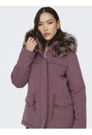 Women Jacket Only Onlnewstarline Aw Parka Rose Brown