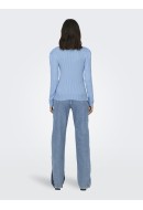 Pulover Dama Only Onlsandy Structure Puff Highneck Cashmere Blue