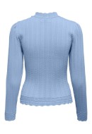 Pulover Dama Only Onlsandy Structure Puff Highneck Cashmere Blue