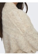 Women Cardigan Only Onlcelina Life Belt Birch/Melange