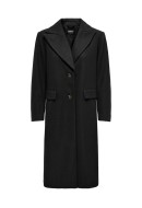 Women Coat Only Onllena Shoulderpad X-Long Black