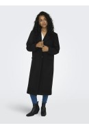 Women Coat Only Onllena Shoulderpad X-Long Black