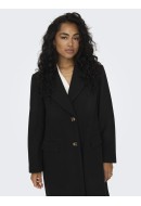 Women Coat Only Onllena Shoulderpad X-Long Black