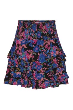 Fusta Yashelma Hw Smock Black Helma Print