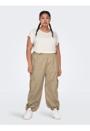 Pantaloni Dama Only Carmakoma Carkarin Irish Cream