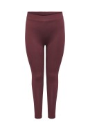 Women Leggings Only Carmakoma Cartime Noos Chocolate Trufle