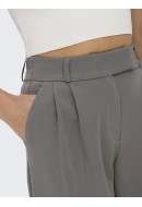 Women Pants  Only Onllana-Berry Hw Ela Str Steeple Gray