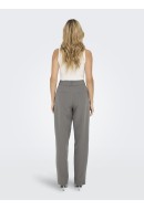 Women Pants  Only Onllana-Berry Hw Ela Str Steeple Gray