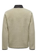 Bluza Barbati Only&Sons Onsjust 1/4 Zip Teddy Silver Lining