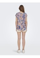 Bluza Dama Only Onlnova Lux Woodrose/Tropico