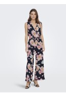Women Jumpsuit Only Onlnova Lux Zia Wrap Night Sky/Elvira Bloom