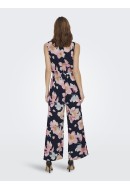 Women Jumpsuit Only Onlnova Lux Zia Wrap Night Sky/Elvira Bloom