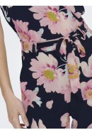 Women Jumpsuit Only Onlnova Lux Zia Wrap Night Sky/Elvira Bloom