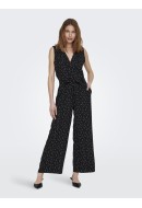 Salopeta Dama Only Onlnova Lux Zia Wrap Black/Dotty Ditsy