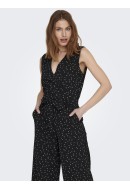 Salopeta Dama Only Onlnova Lux Zia Wrap Black/Dotty Ditsy