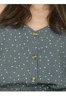 Maieu Dama Only Onlnova Lux Button Singlet Balsam Green /Dutty Dits