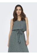 Maieu Dama Only Onlnova Lux Button Singlet Balsam Green /Dutty Dits