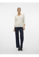 Bluza Dama Vero Moda Vmbrianna 3/4 V-Neck Birch