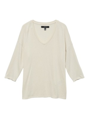 Bluza Dama Vero Moda Vmbrianna 3/4 V-Neck Birch